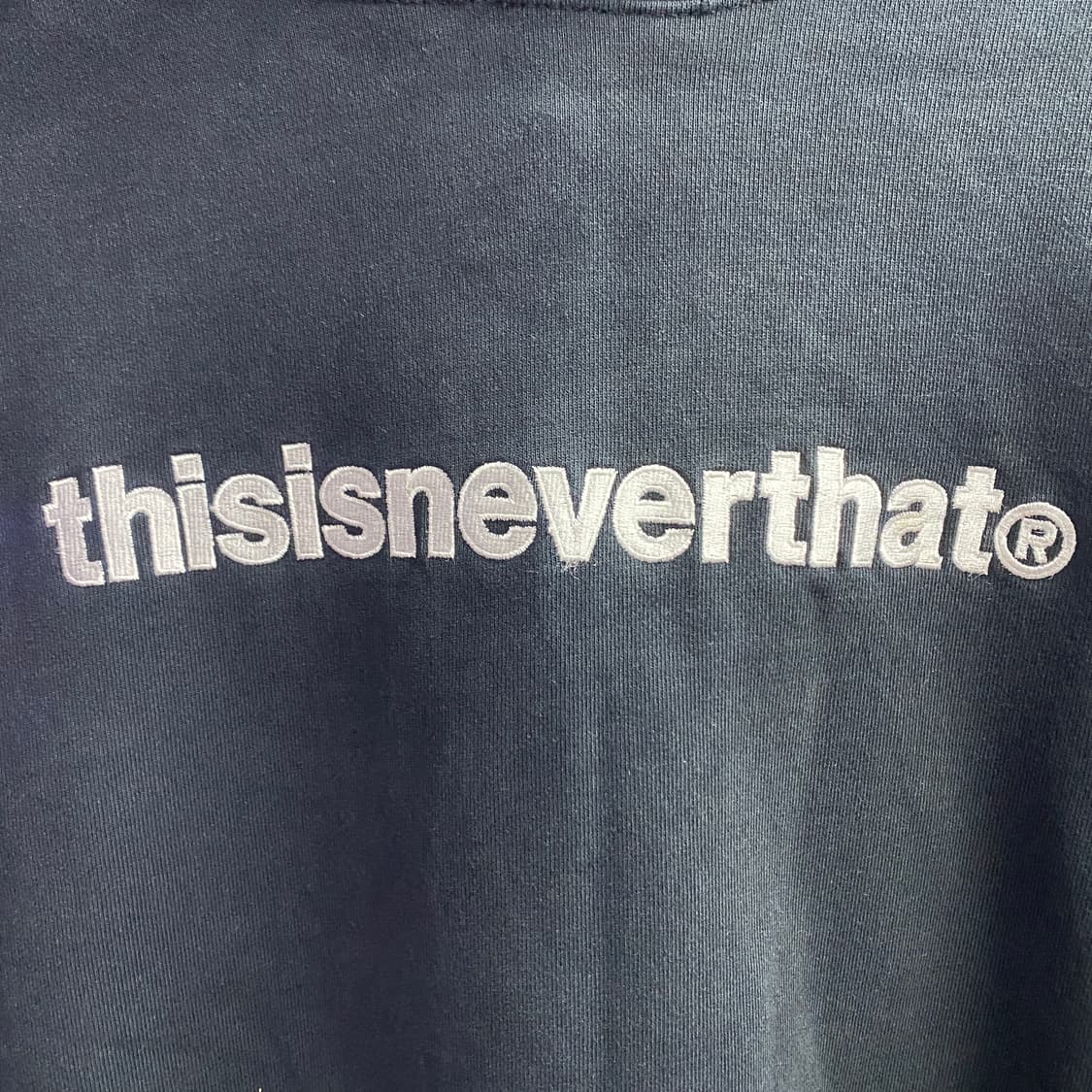 디스이즈네버댓 빅로고 블랙 후드티 B4019 상품이미지3