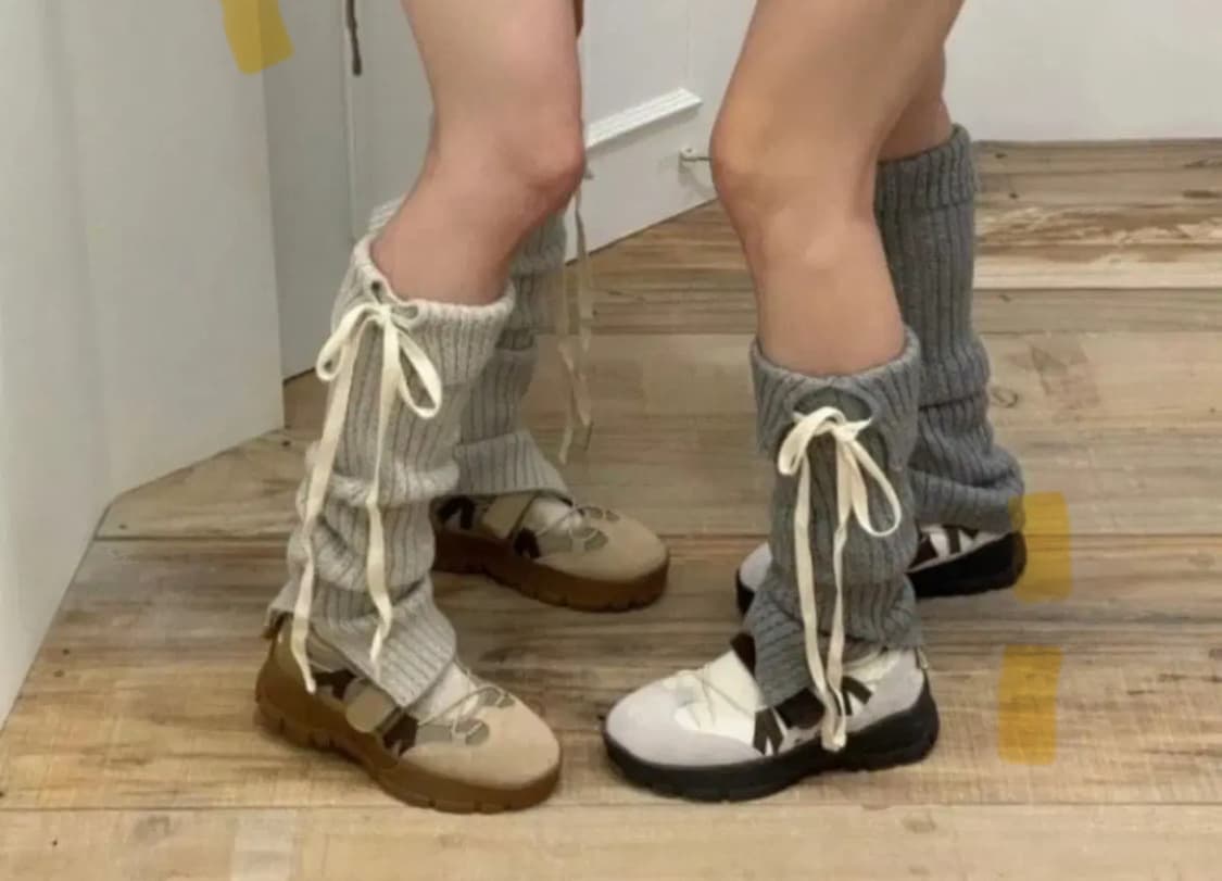 글로니 아이사 레그워머 오트밀 상품이미지1