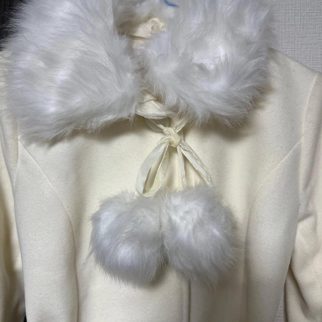 리즈리사 히메갸루 폼폼이 코트 달천깔 상품이미지3