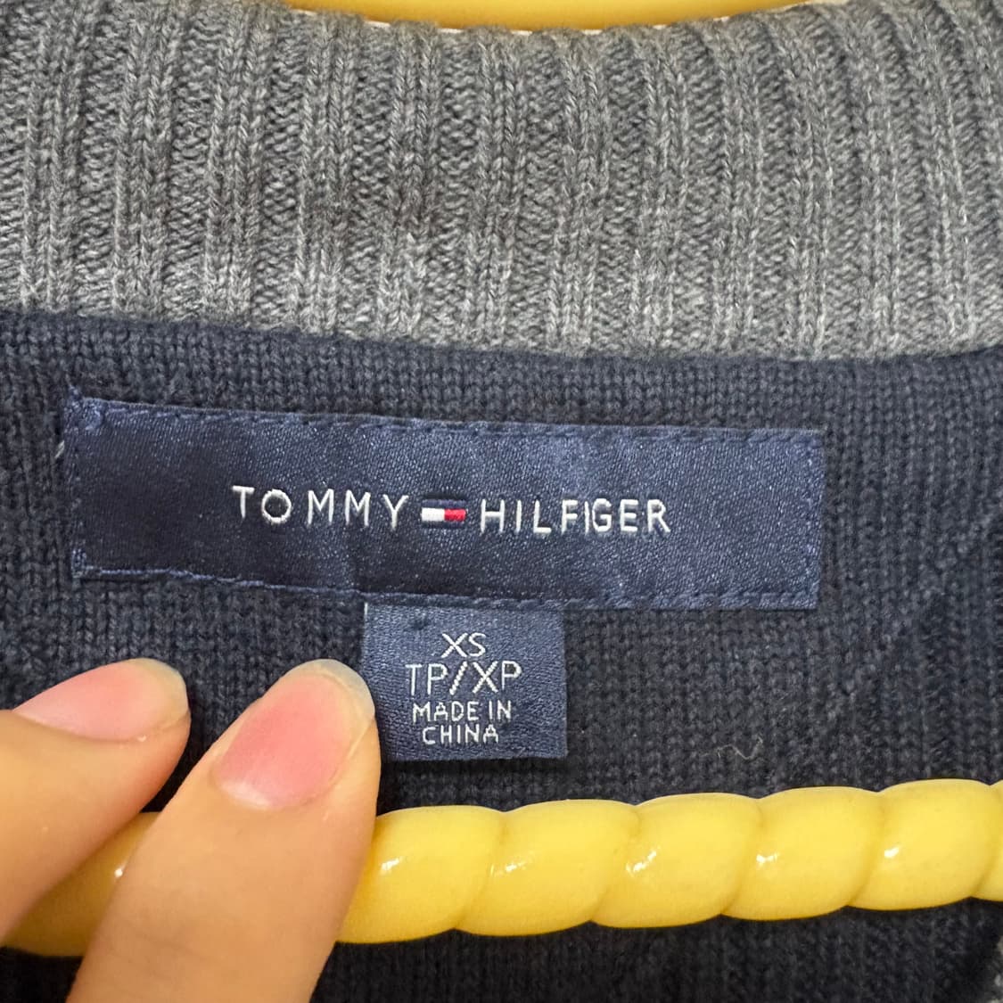 타미 힐피거 니트집업 (네이비) 상품이미지4