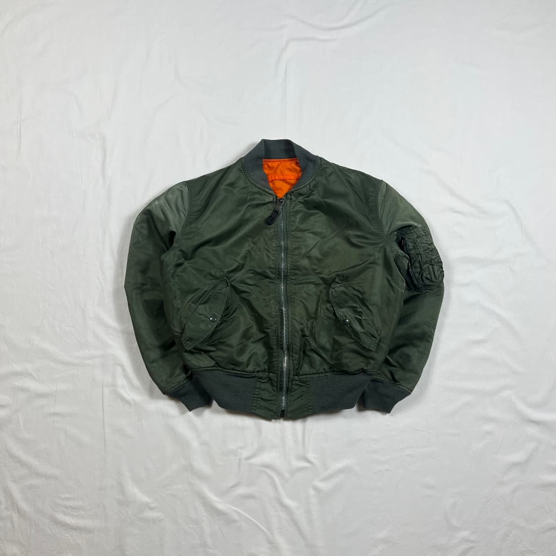 90‘s 알파인더스트리 alpha ma-1 마원 봄버자켓 상품이미지1