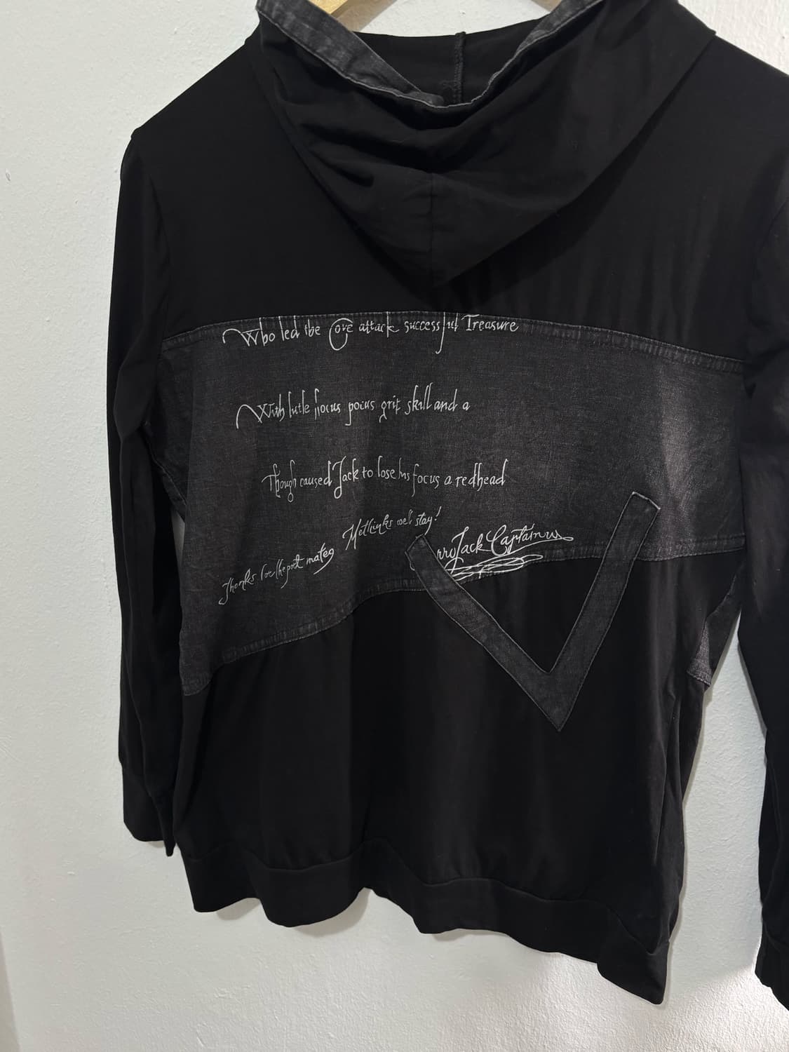 Vintage Lettering Detail Hood Zip-Up 상품이미지6