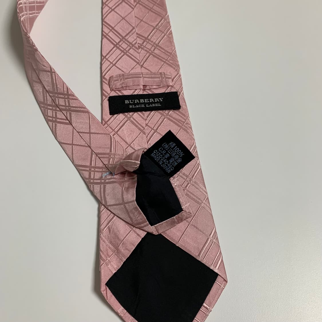 버버리 노바체크 명품넥타이 100실크 블랙라벨 A+등급 상품이미지7
