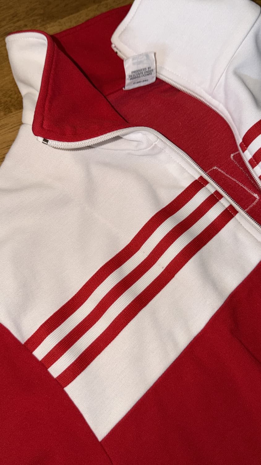 아디다스 서독제 80‘s 흰빨 저지 상품이미지9