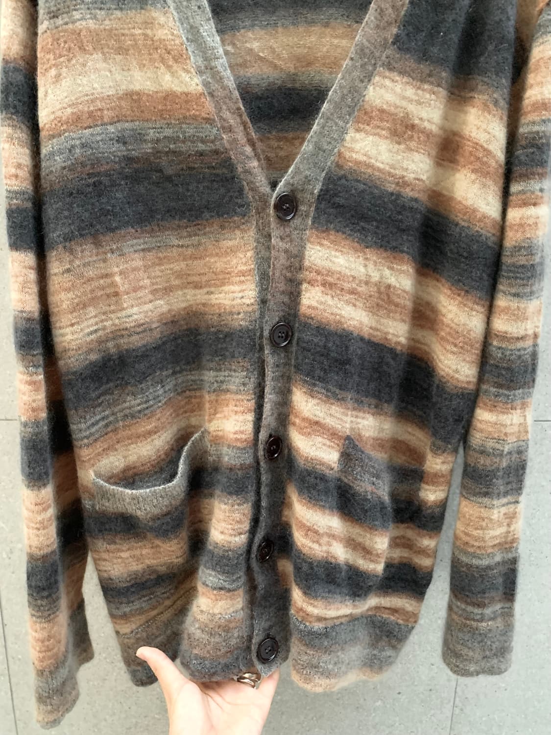 드리스 반 노튼 모헤어 롱가디건 상품이미지9