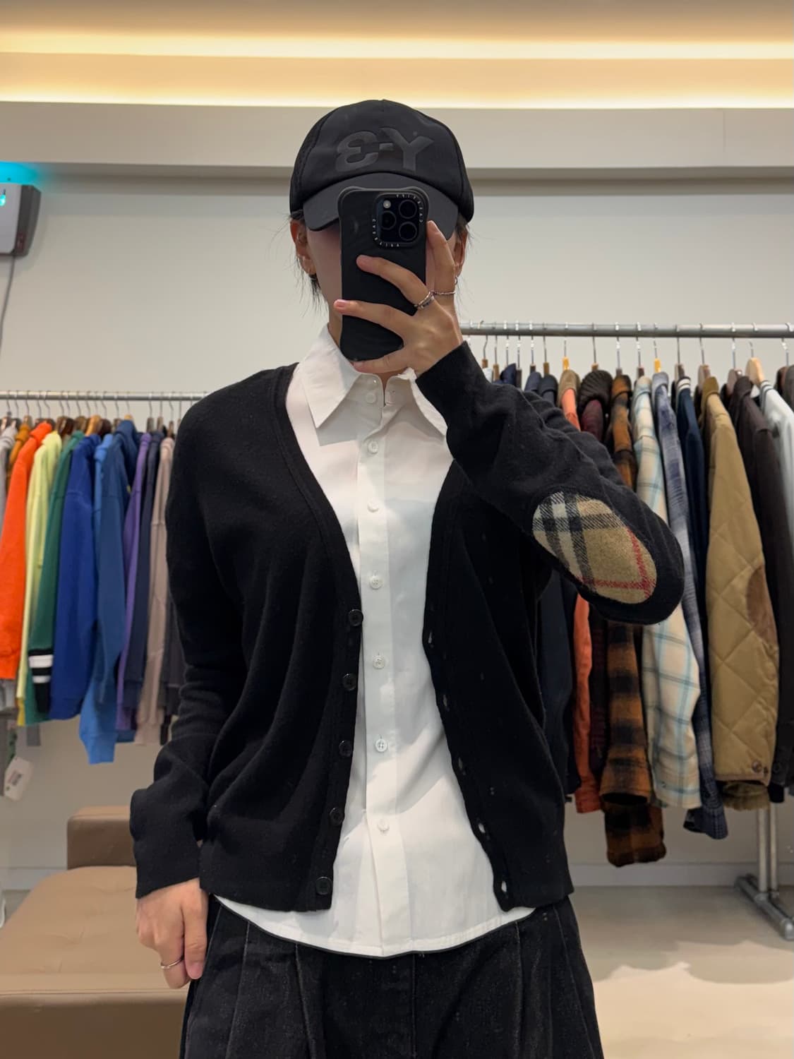 버버리 벰톤 체크 패치 가디건 상품이미지9