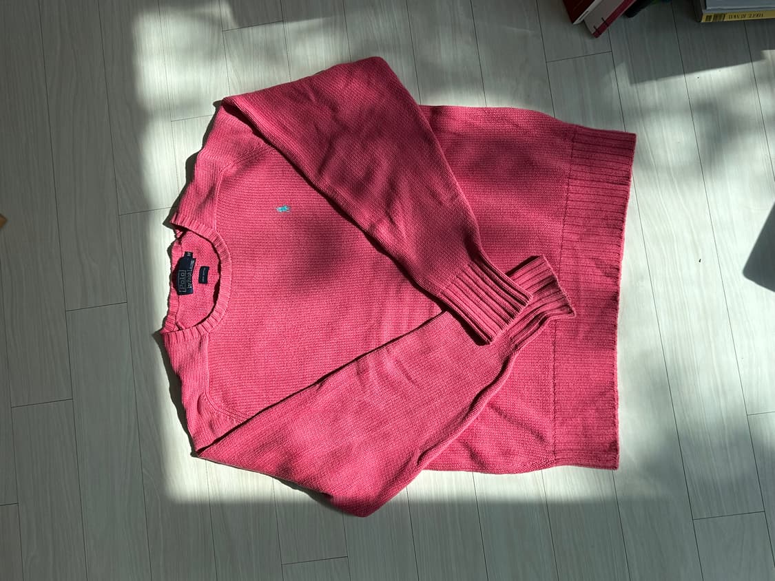 폴로 스카이포니 핑크 니트 M 상품이미지7