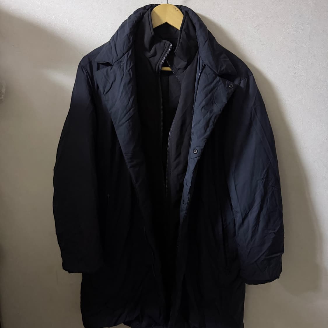 띠어리 남성 다운 코트 네이비 S (남성 100-슬림 105) 상품이미지6