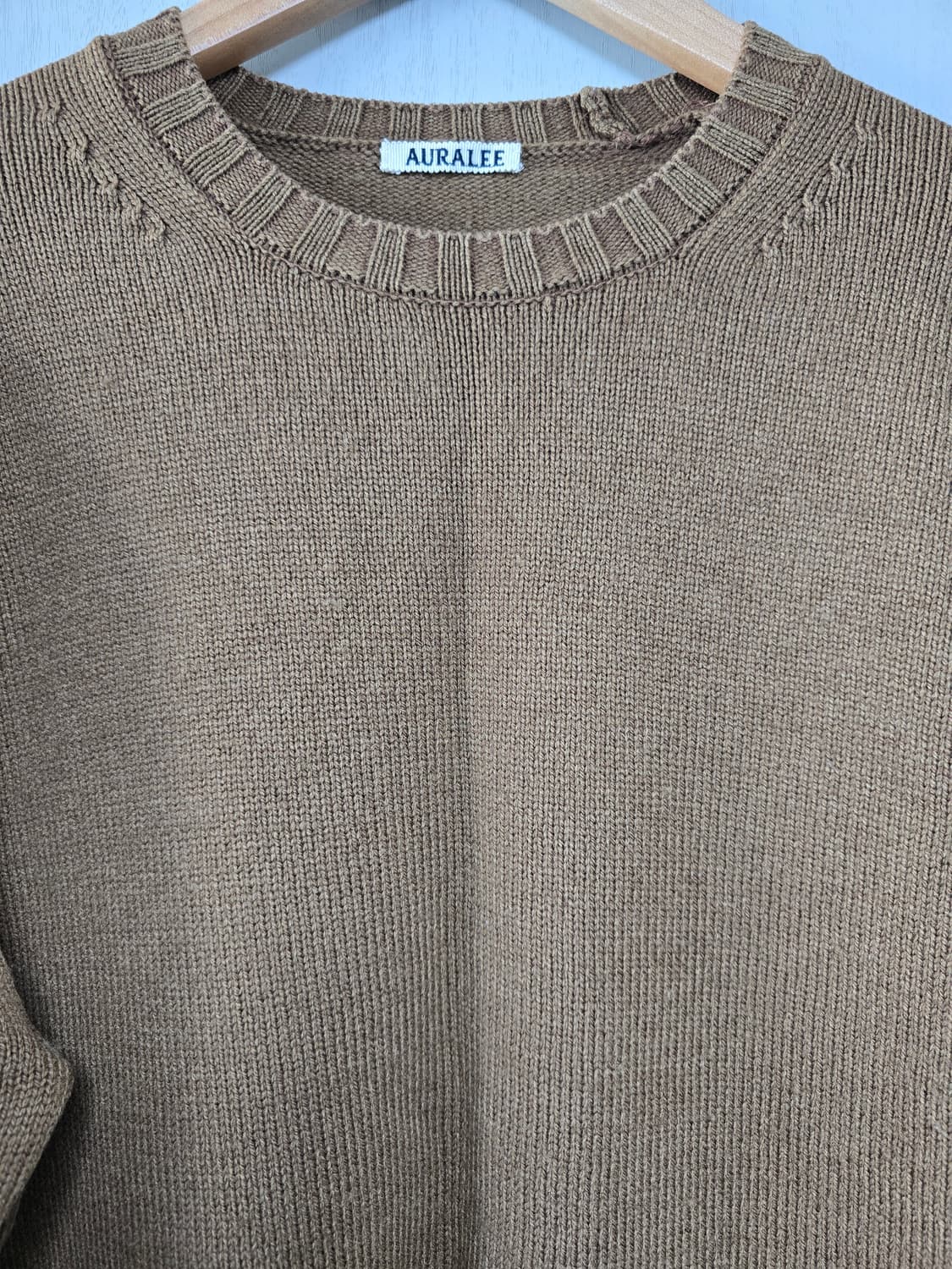 AURALEE  WASHED FRENCH MERINO KNIT 상품이미지3