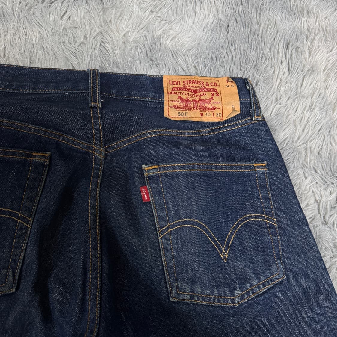 00s 리바이스 501 데님팬츠 30x30 단추지퍼 상품이미지4