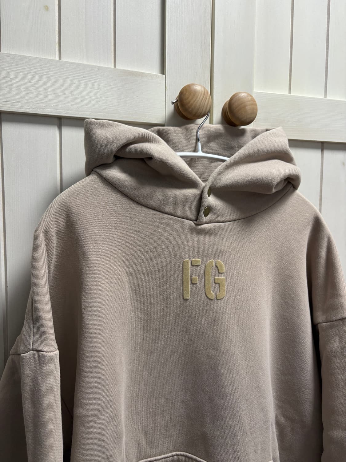 피어오브 갓 스냅 후드 베이지 s 사이즈 상품이미지2