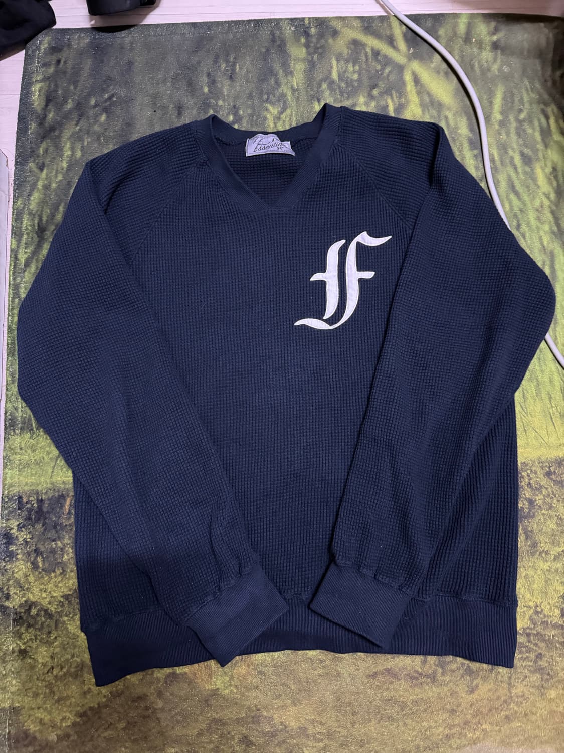 샵페어리 와플 박시 맨투맨 티셔츠 상품이미지1