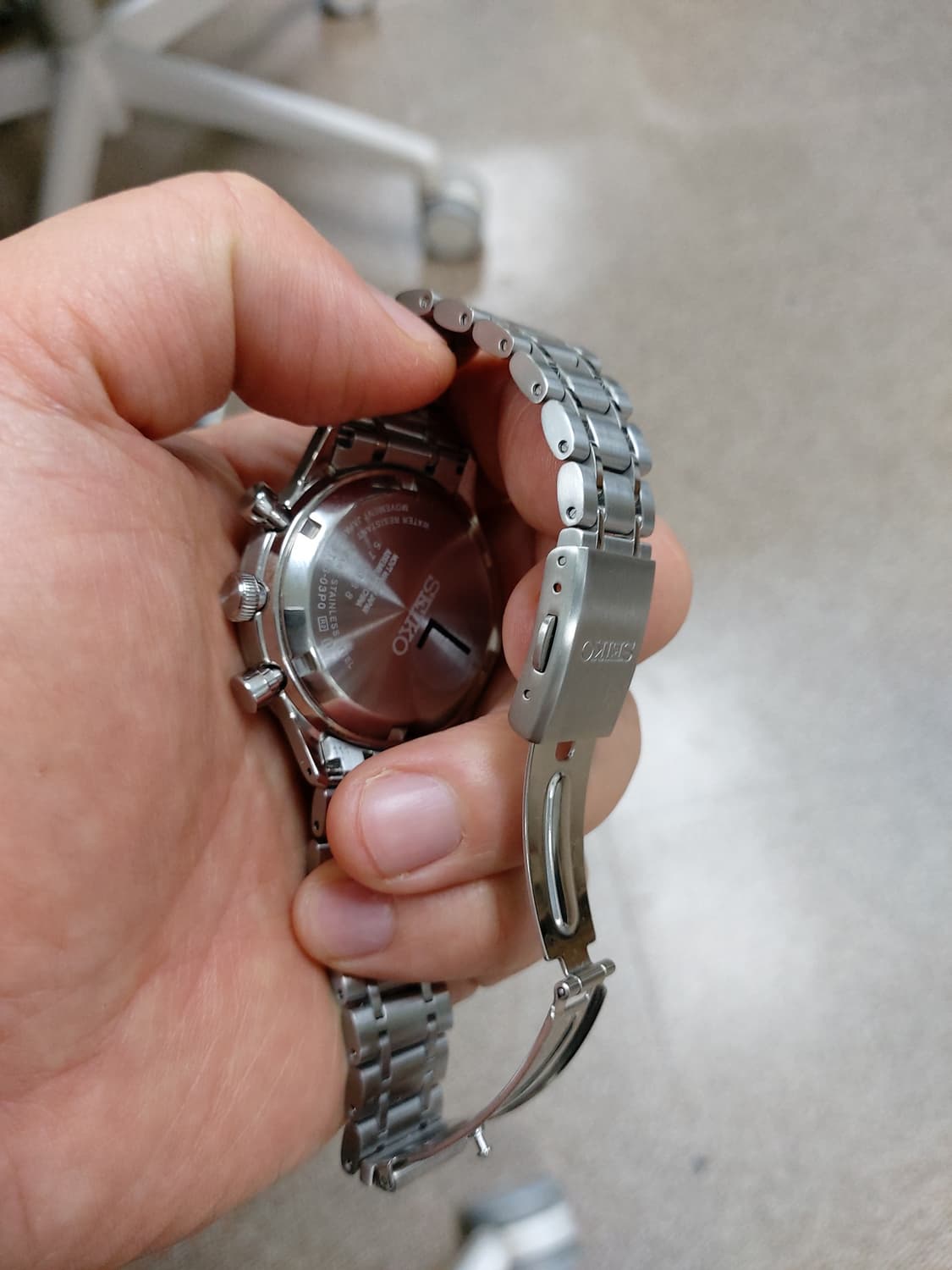 세이코 크로노그래프 그린 상품이미지3