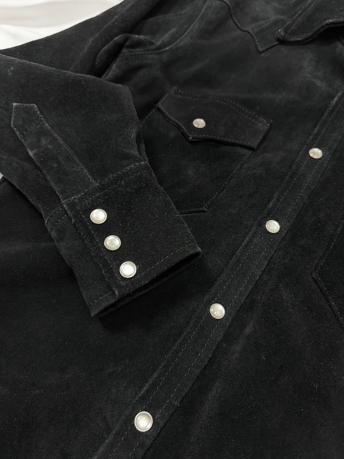 카우 스웨이드 콘초 웨스턴 자켓 상품이미지7