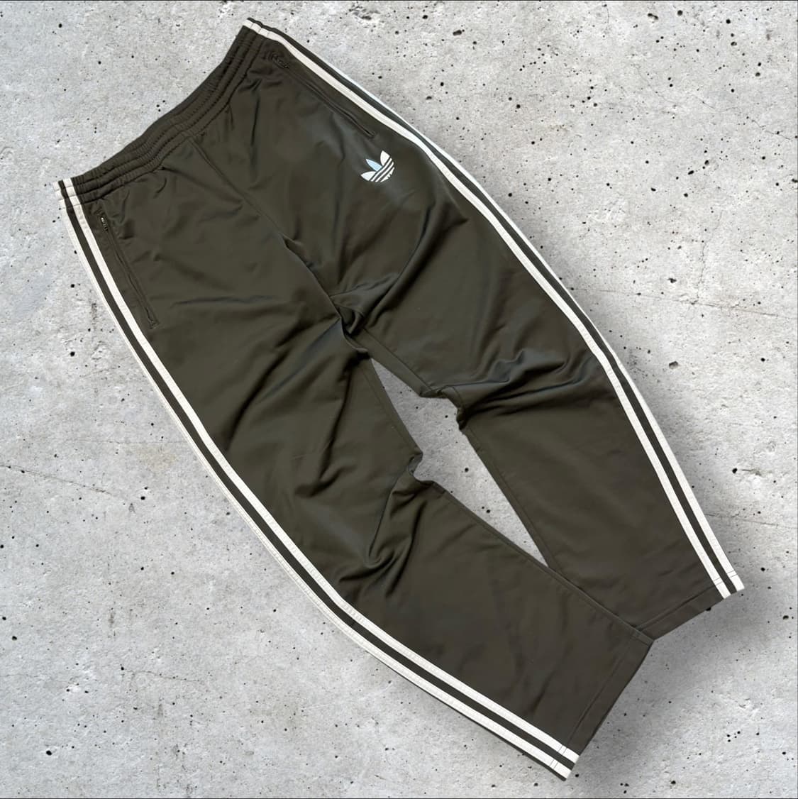 [95] 09s 아디다스 파이어버드 트레이닝 바지 팬츠 카키 D326 상품이미지1