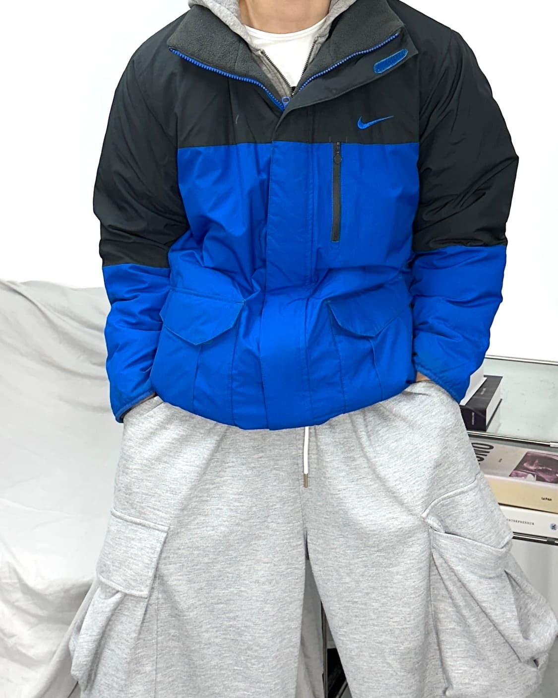 나이키 리버시블 플리스 패딩 자켓 상품이미지1