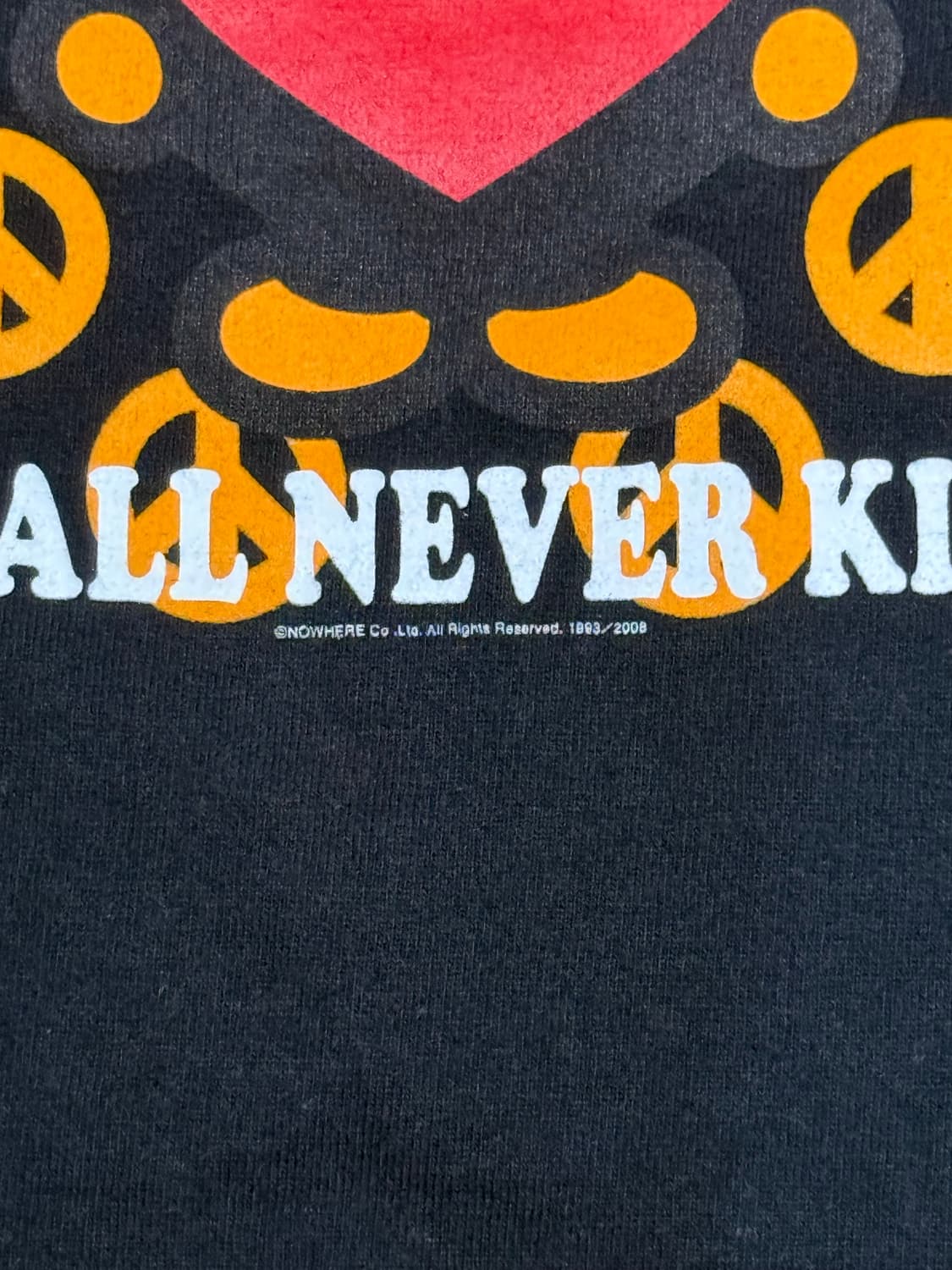 2008 니고 시절 진짜 베이프 베이비 마일로 반팔 티셔츠 상품이미지2