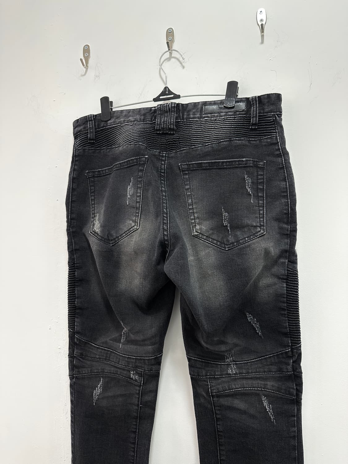 Vintage zipper detail biker jeans 상품이미지9