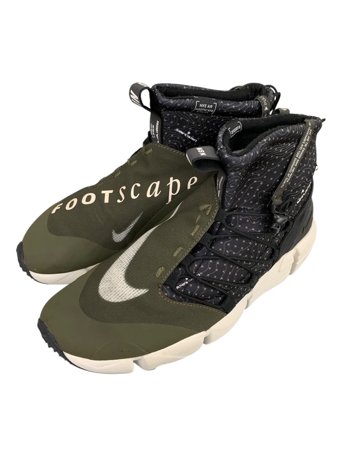 나이키 에어 풋스케이프 미드 유틸리티 카고 카키 285 (gr-3248) 상품이미지1