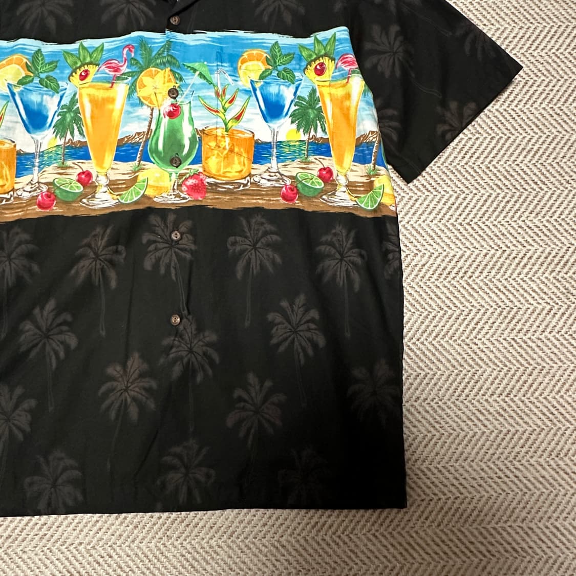 VINTAGE usa made hawaiian shirt 상품이미지4