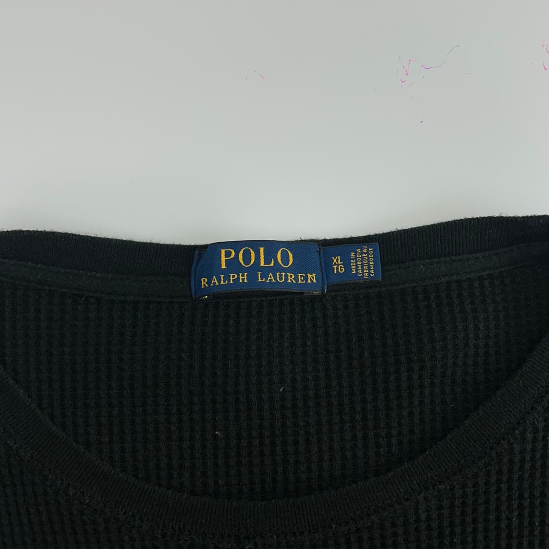 Polo 폴로 레드포니 블랙 와플 니트 상품이미지5