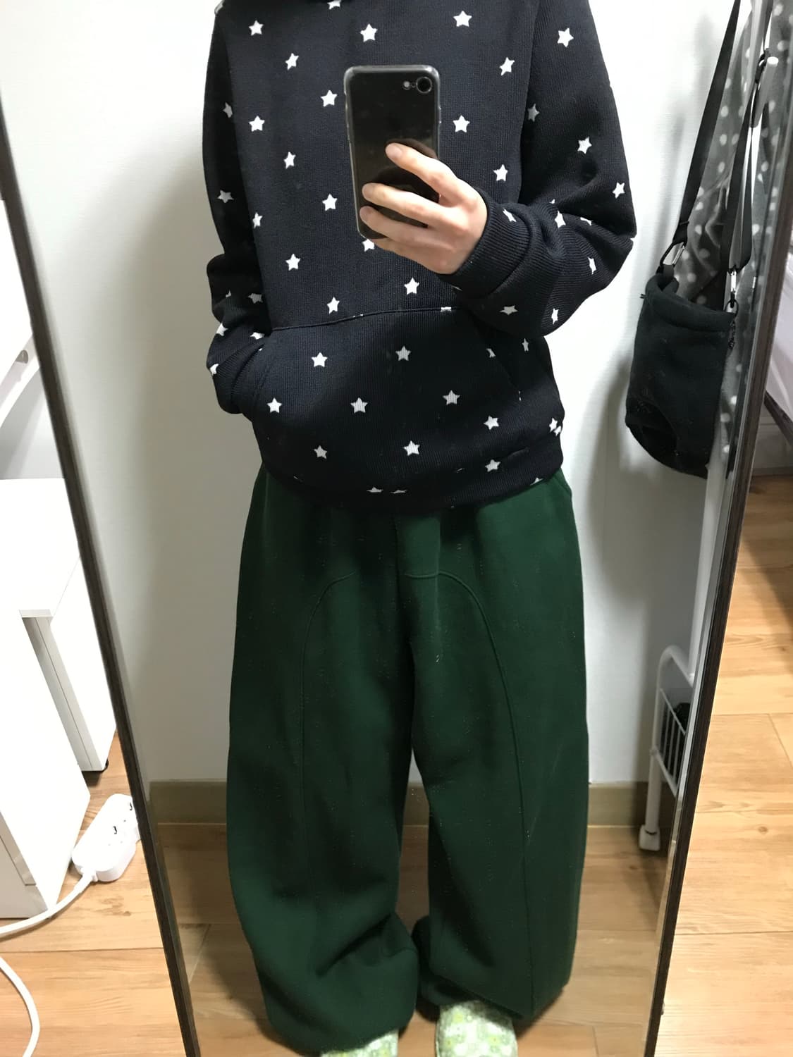 초록 스웻팬츠 상품이미지4