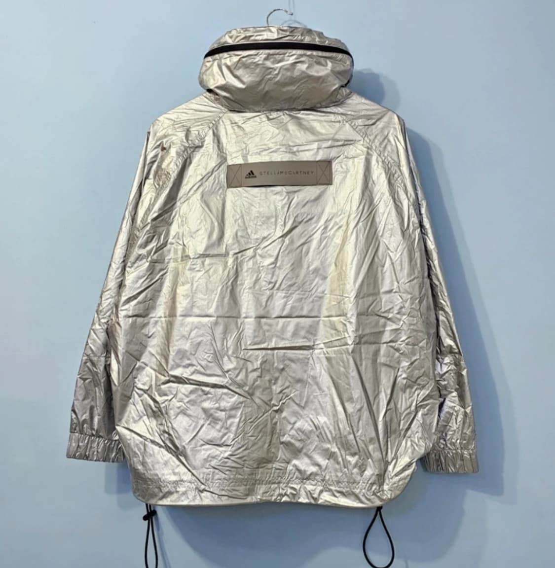 아디다스 스텔라맥카트니 실버 메탈릭 아노락 55반 상품이미지5