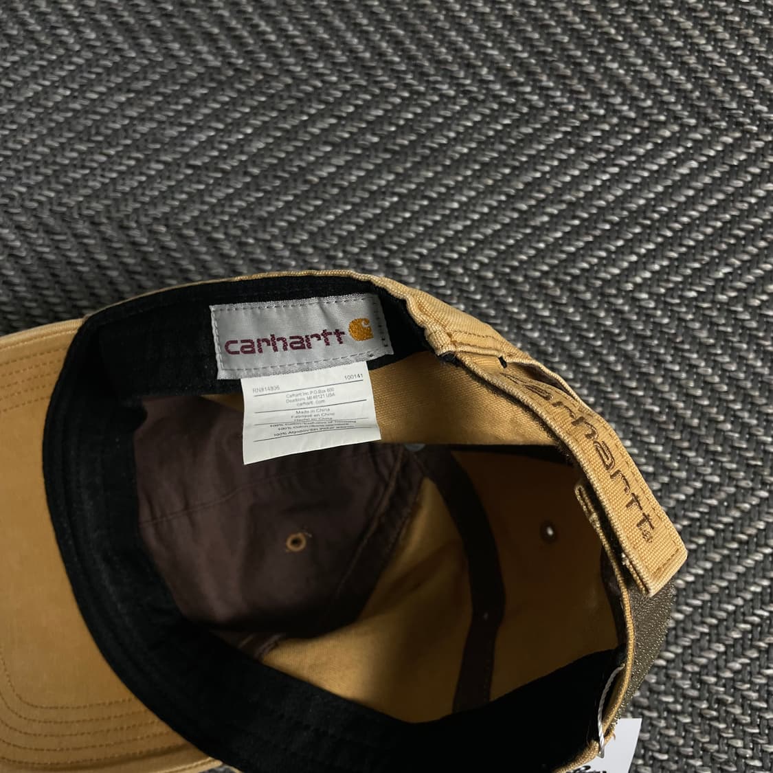 칼하트 USA 가죽 패치 로고 오데사 볼캡o 3724 상품이미지4