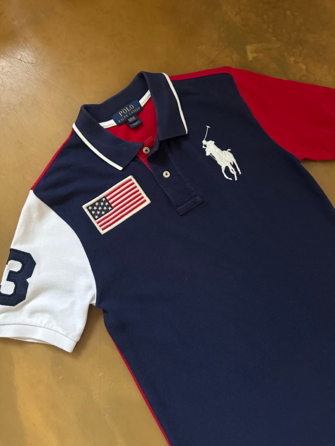 폴로 랄프로렌 빅포니 성조기 치프키프 카라티 상품이미지1
