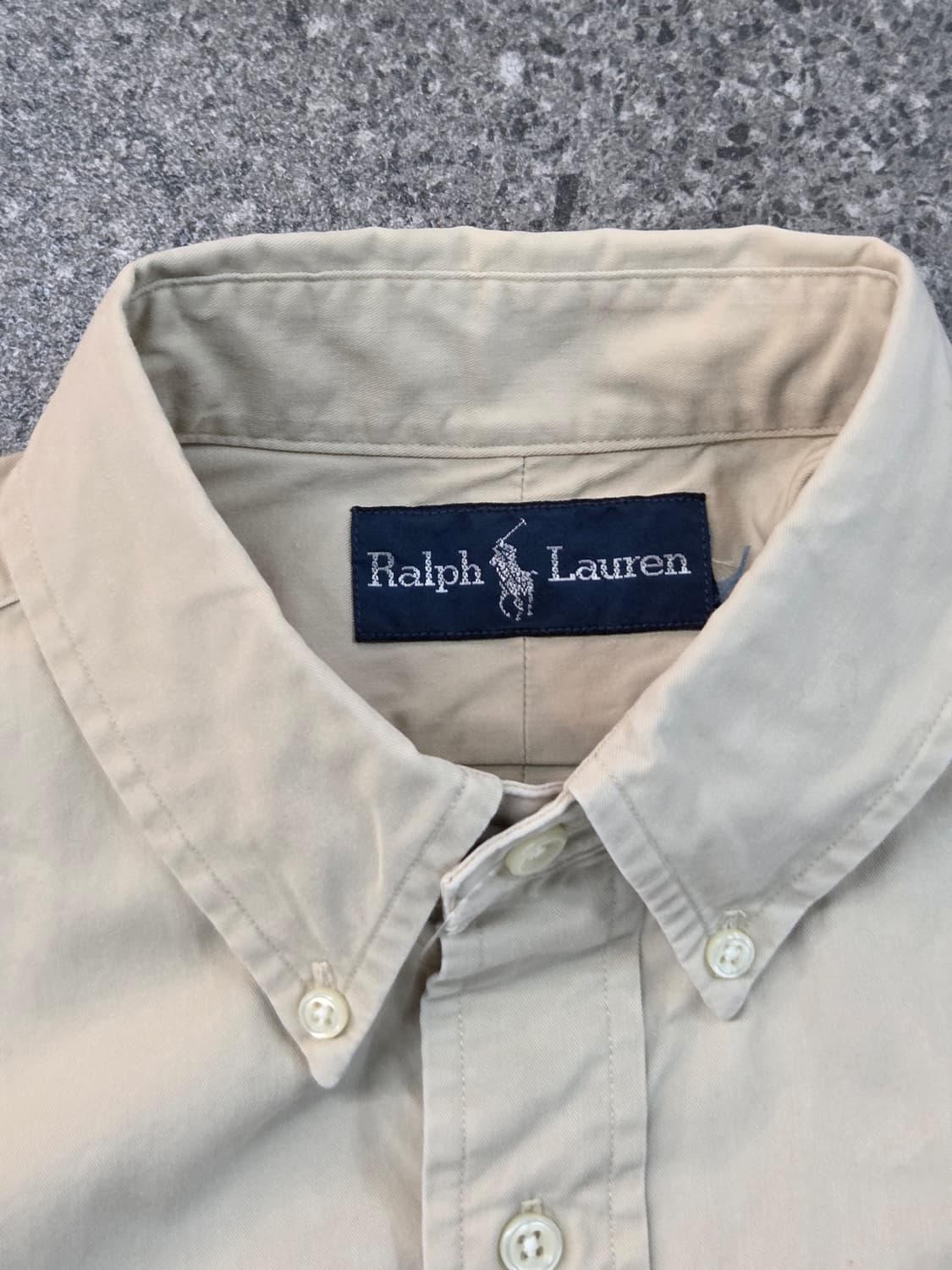 POLO 폴로 베이지 반팔셔츠 상품이미지3