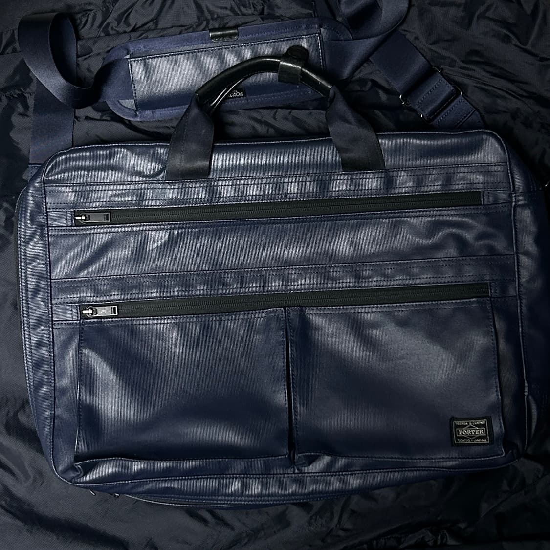 요시다 포터 x 도큐핸즈 3way 브리프케이스 네이비 상품이미지1