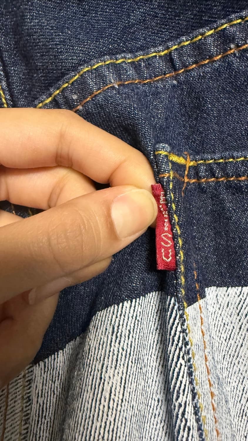 에비수 빅다이콕 데님 하프 팬츠 40 상품이미지3