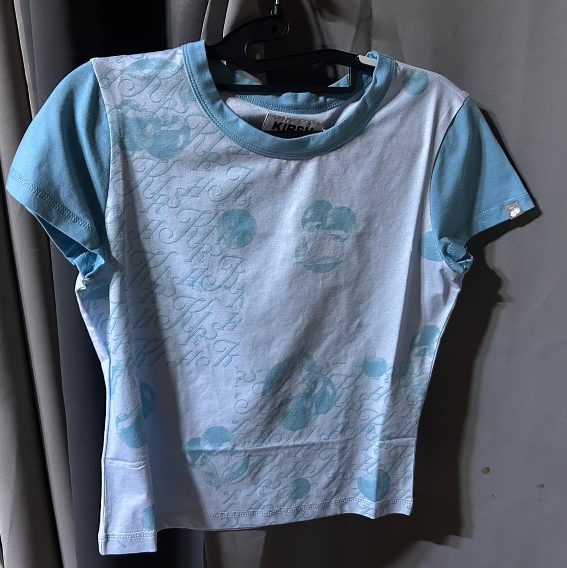 키르시 여성용 부케걸 그래픽 컬러 믹스 슬림핏 티셔츠 1size 상품이미지2