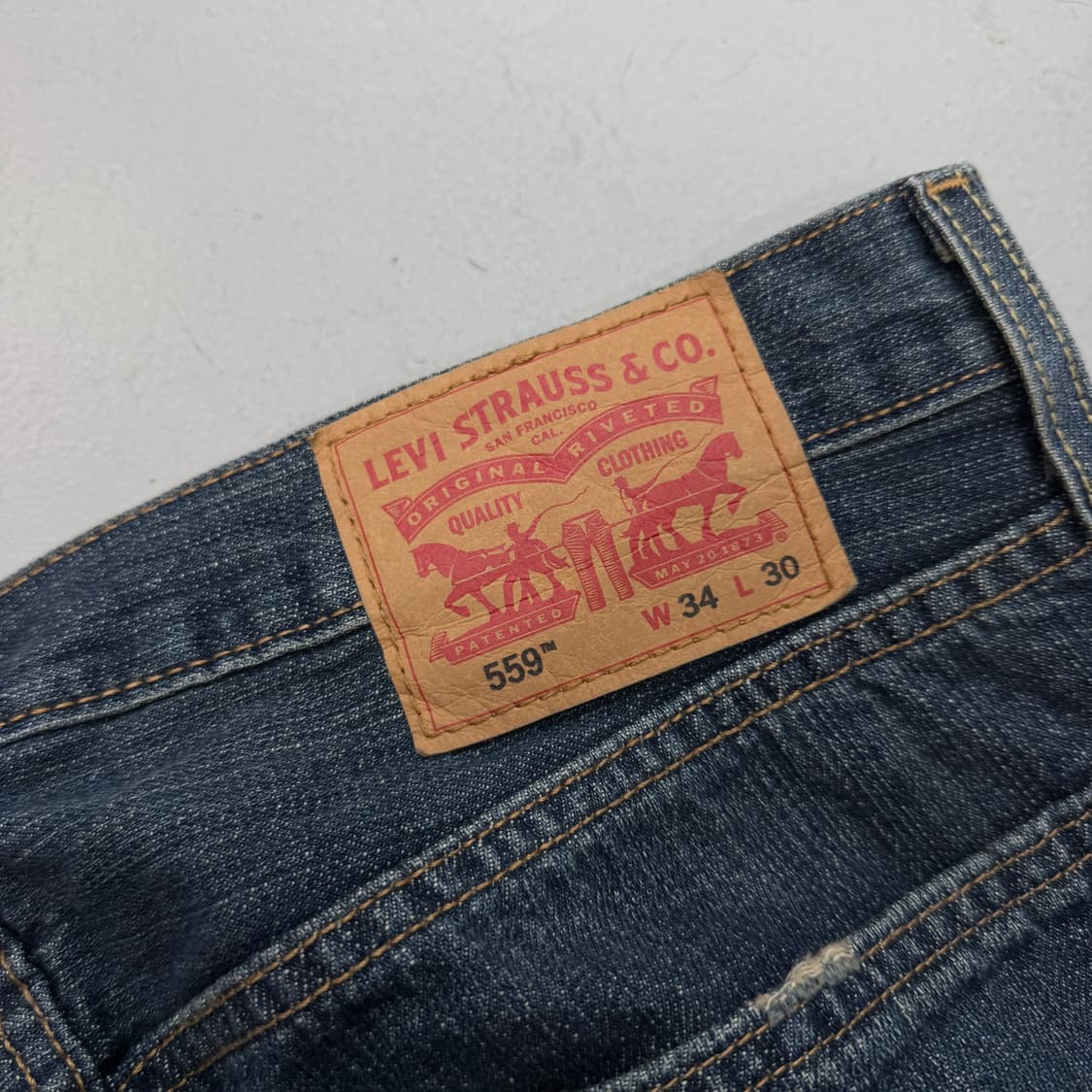 리바이스 559 새깅 워싱 스케이터 데님팬츠 상품이미지6