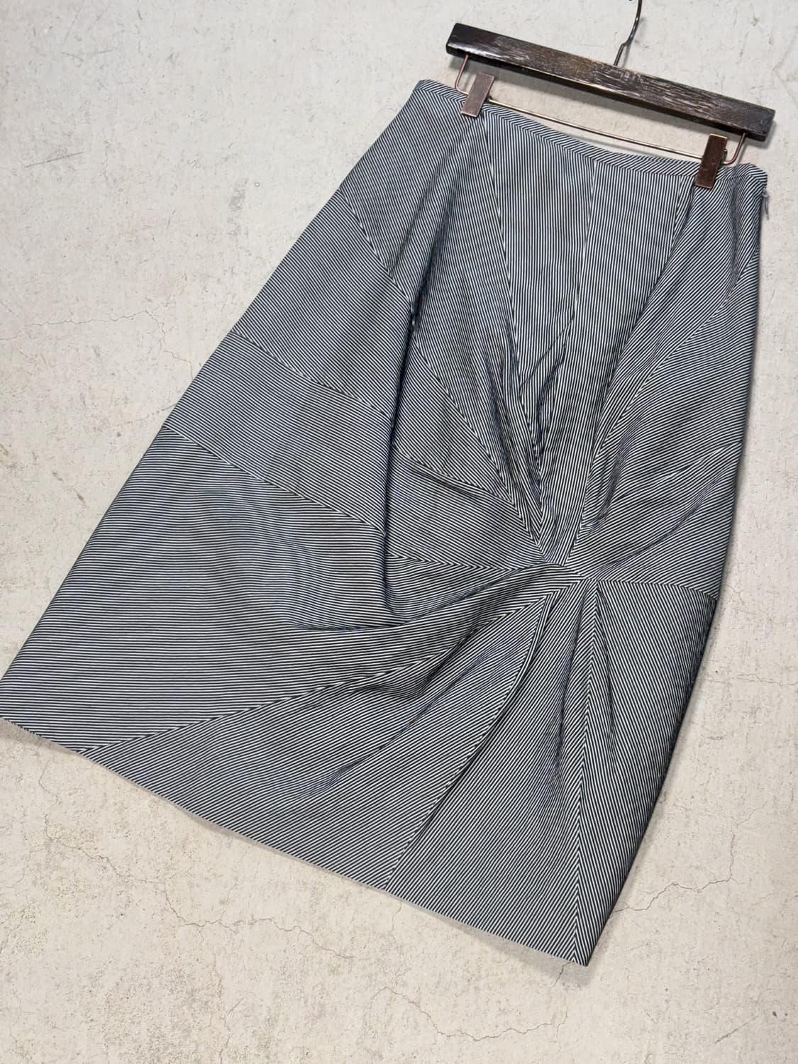 Grand succes 스트라이프 변형 스커트 상품이미지3