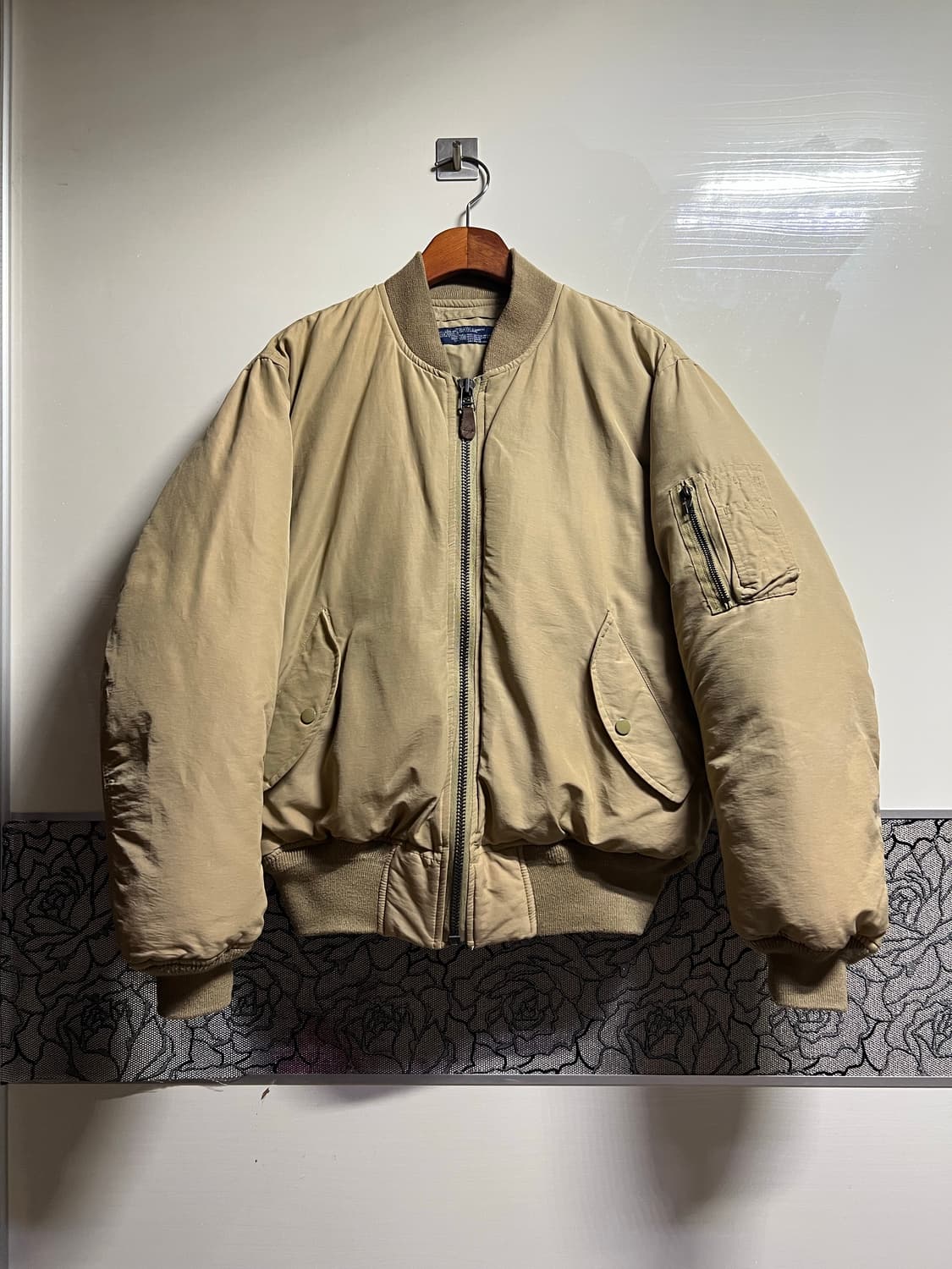 빈티지 90s 폴로랄프로렌 ma-1 봄버 다운자켓 상품이미지1