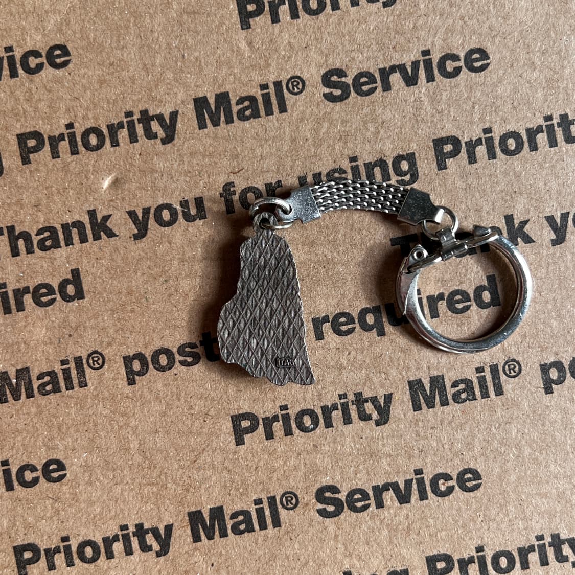 90s vtg Mary Figure Keyring 상품이미지2