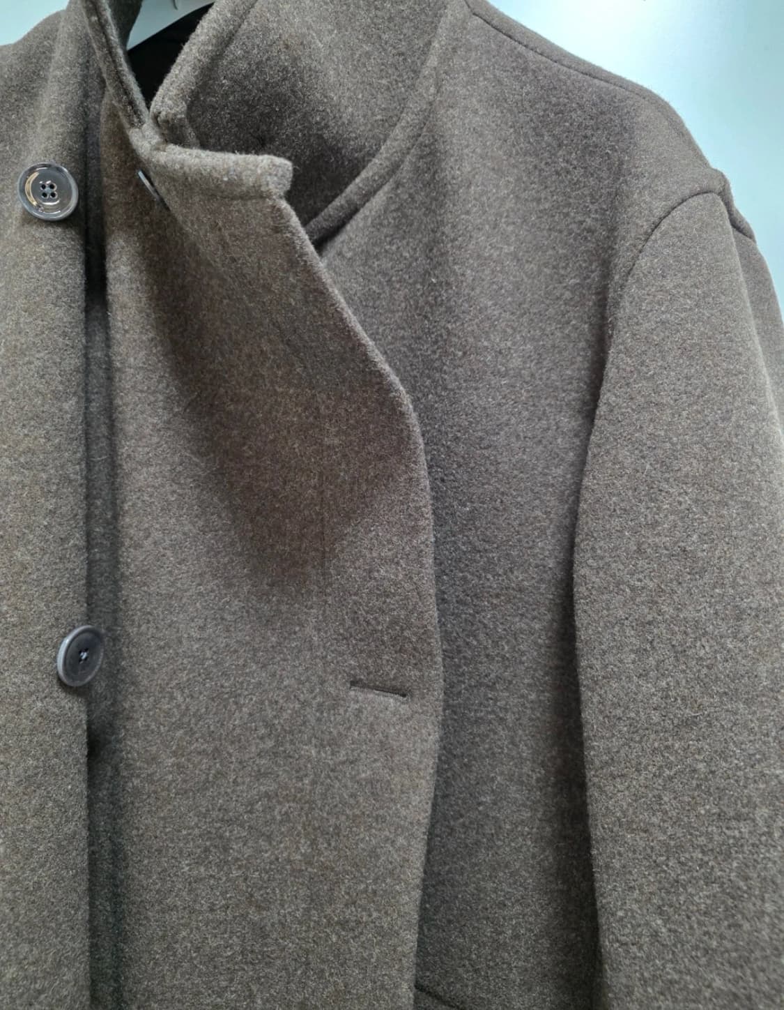 LEMAIRE 르메르 랩코트 24FW 브라운 XS 상품이미지3