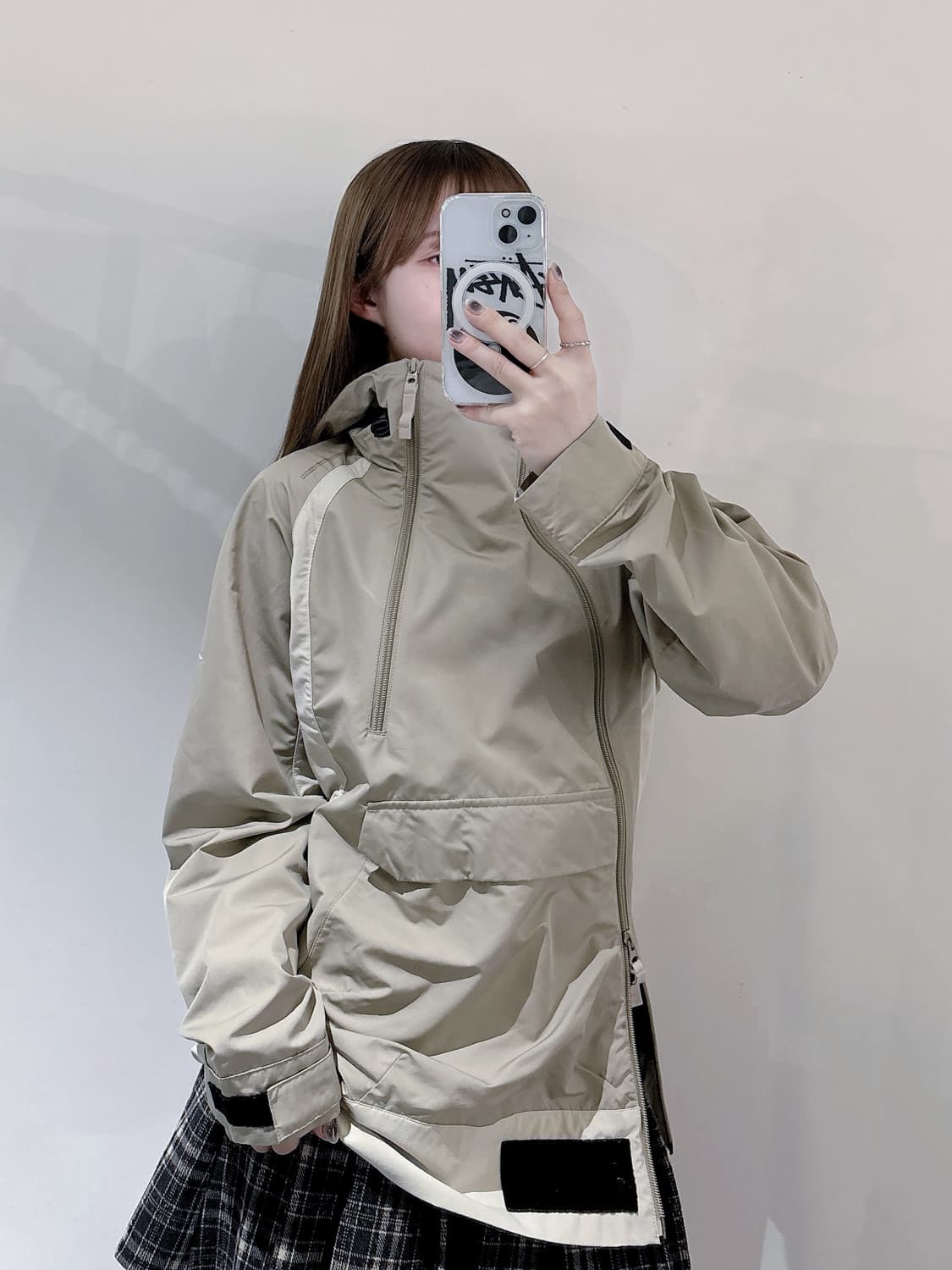 나이키 우븐 사선 바람막이 상품이미지2