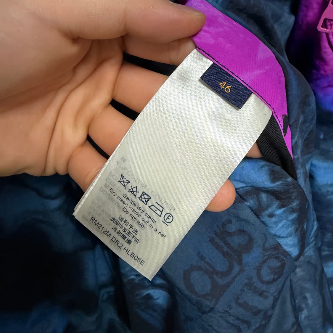 [S+급/46] 루이비통 솔트 다미에 봄버자켓  풀구성 상품이미지8