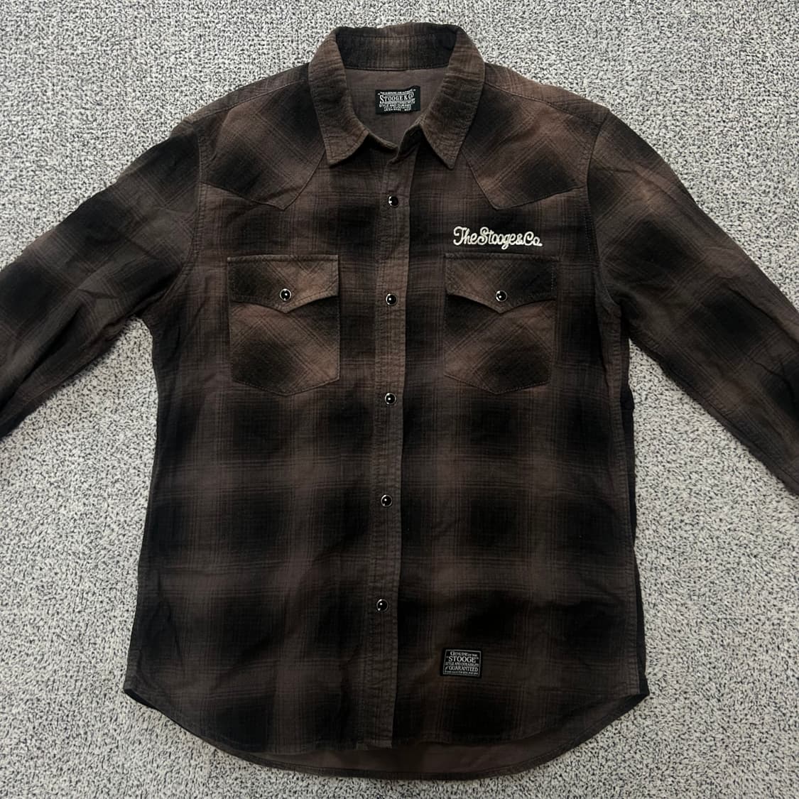 Stooge&Co Western Check Shirt. 상품이미지2