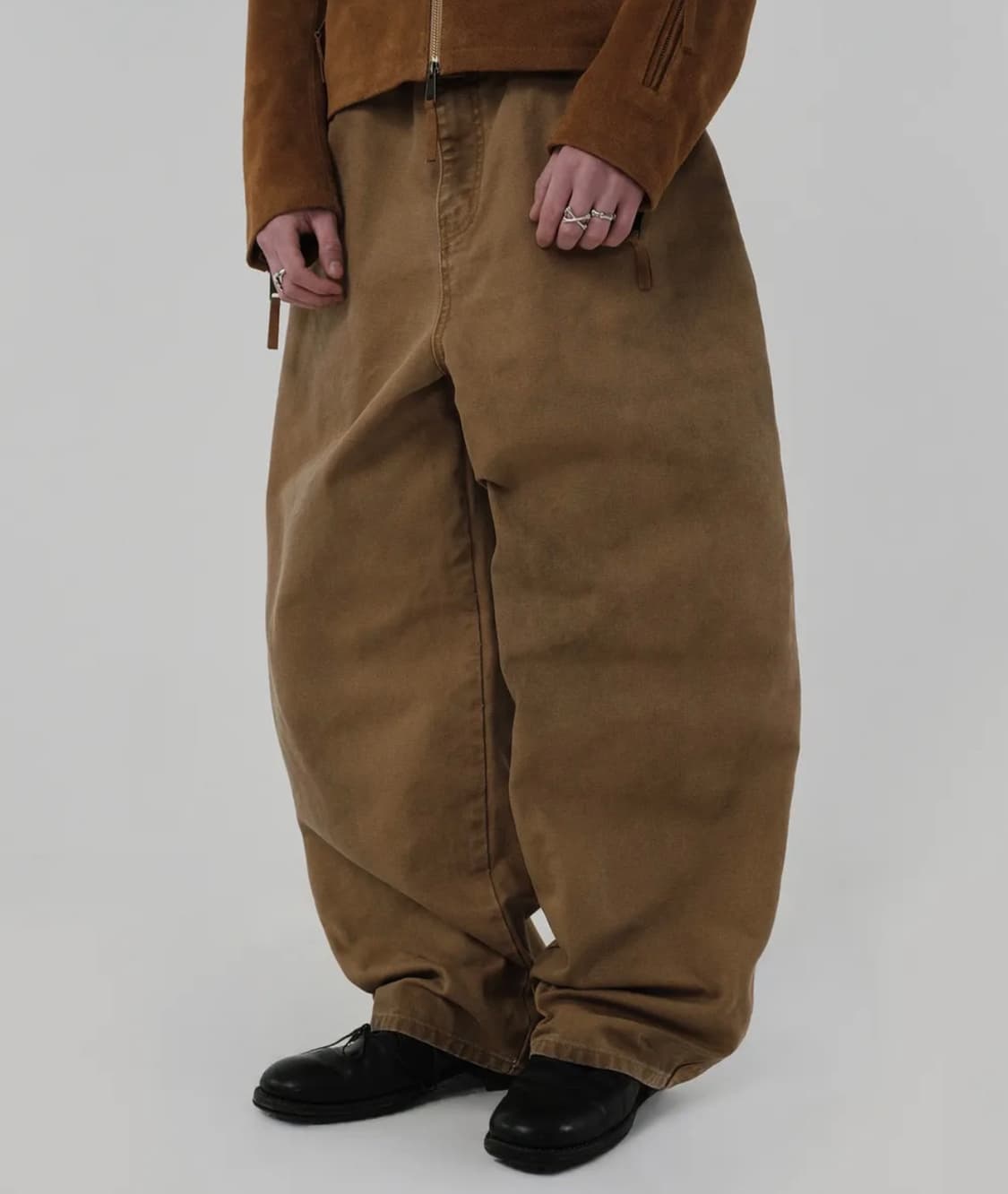 Contour pocket denim beige 상품이미지1