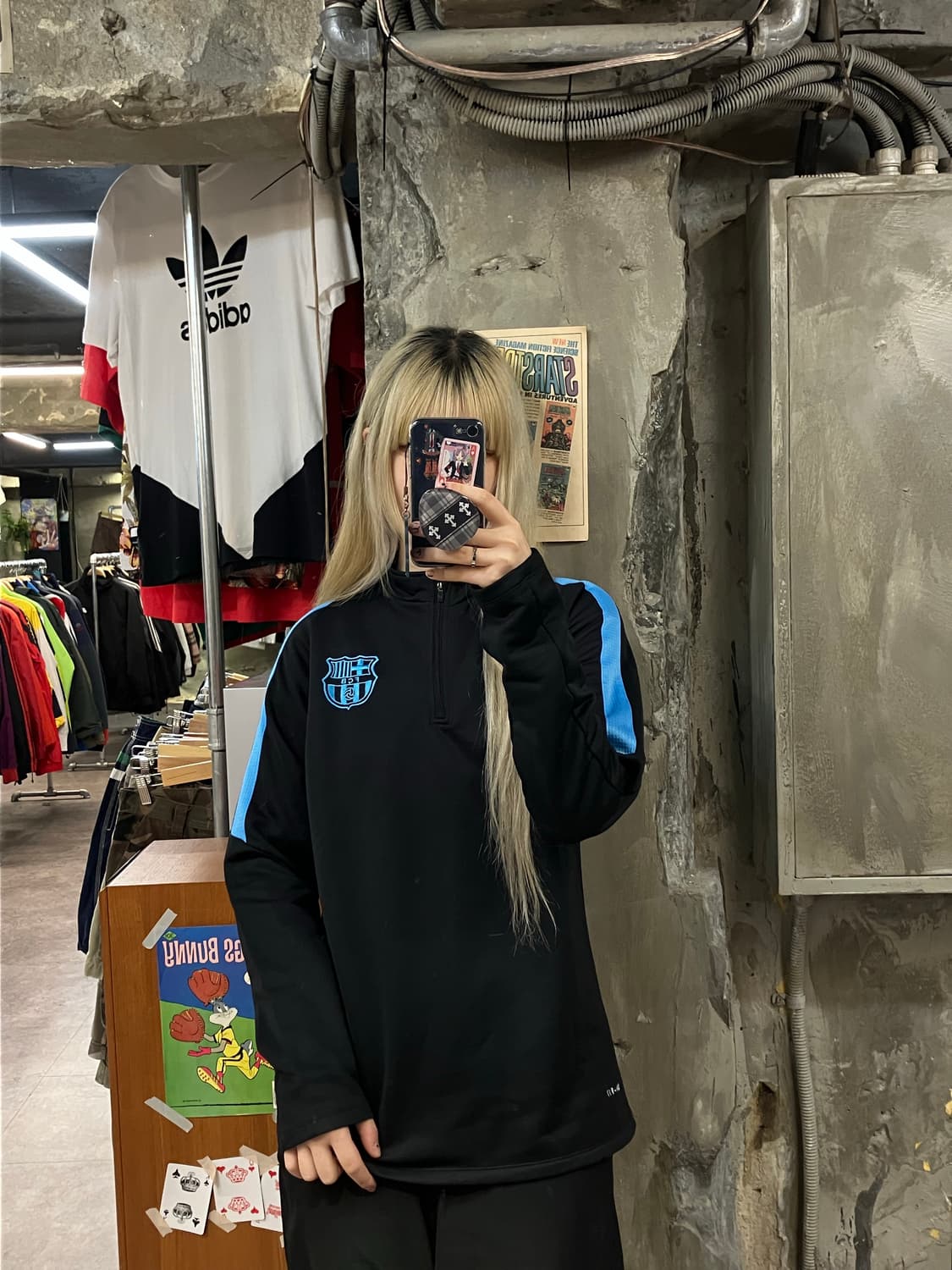 나이키 긴팔티 블랙 S  #csz1324  상품이미지2