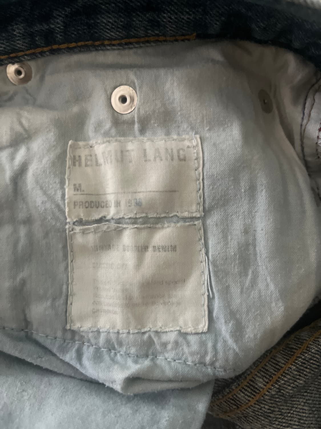 Helmut lang 90s classic denim 상품이미지4