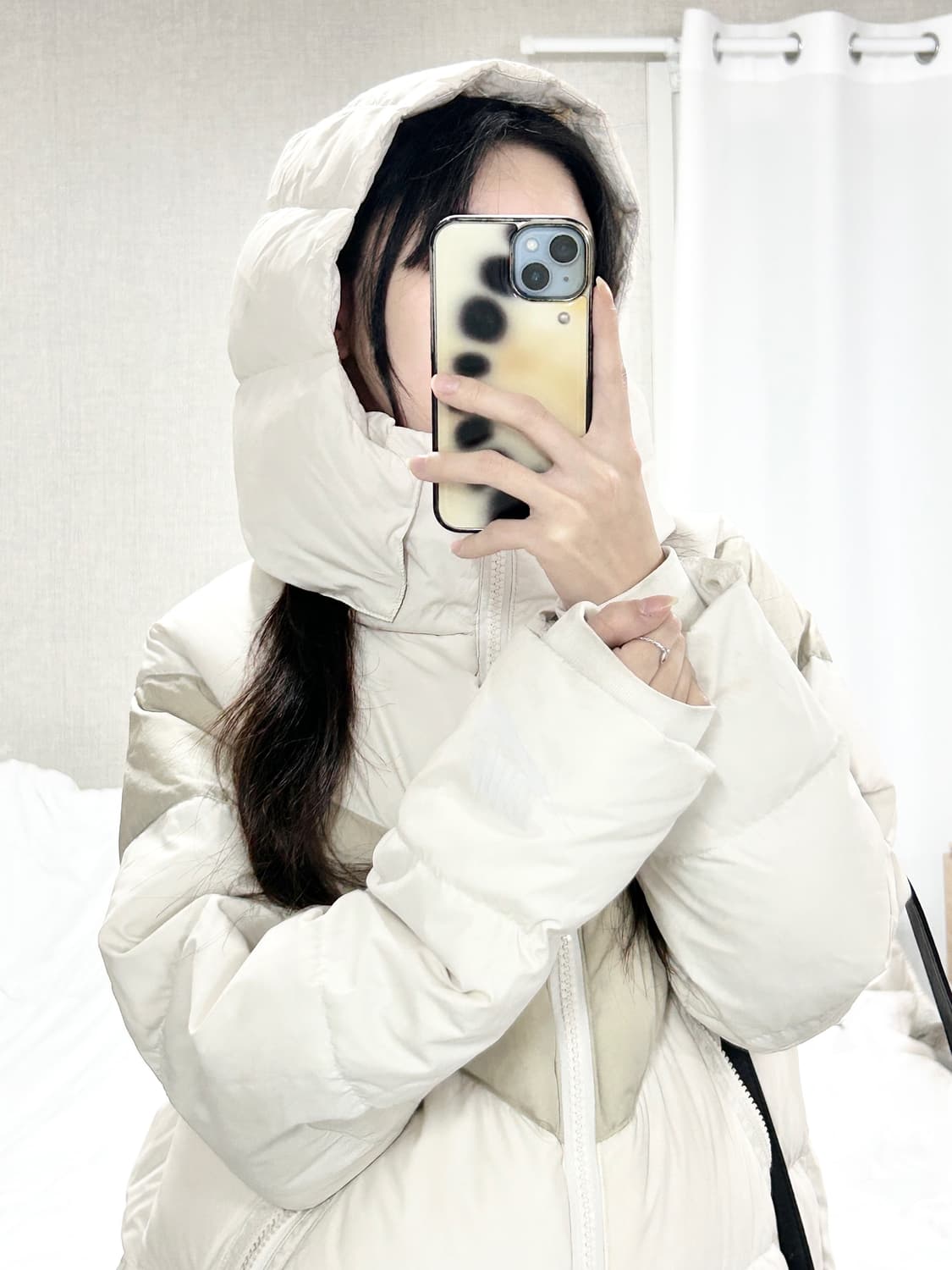 나이키 스냅로고 덕다운 투웨이 롱패딩 상품이미지4