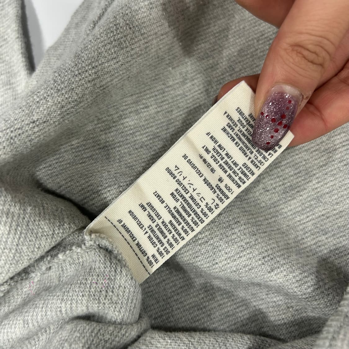 Abercrombie 아베크롬비 그레이 헨리넥 롱슬리브 상품이미지6