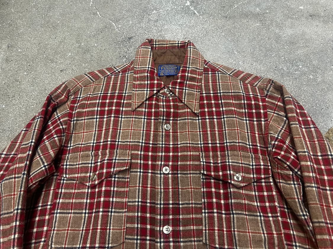 70‘s펜들턴 울 셔츠 상품이미지2