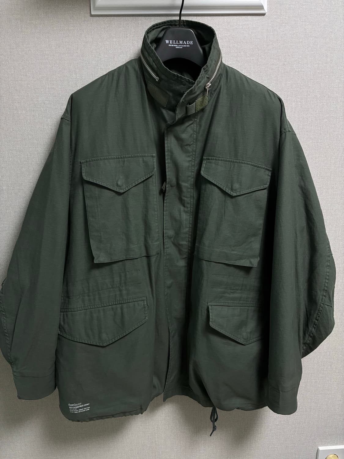 프레쉬서비스 프레시서비스 백사틴 필드 자켓 M사이즈 상품이미지6