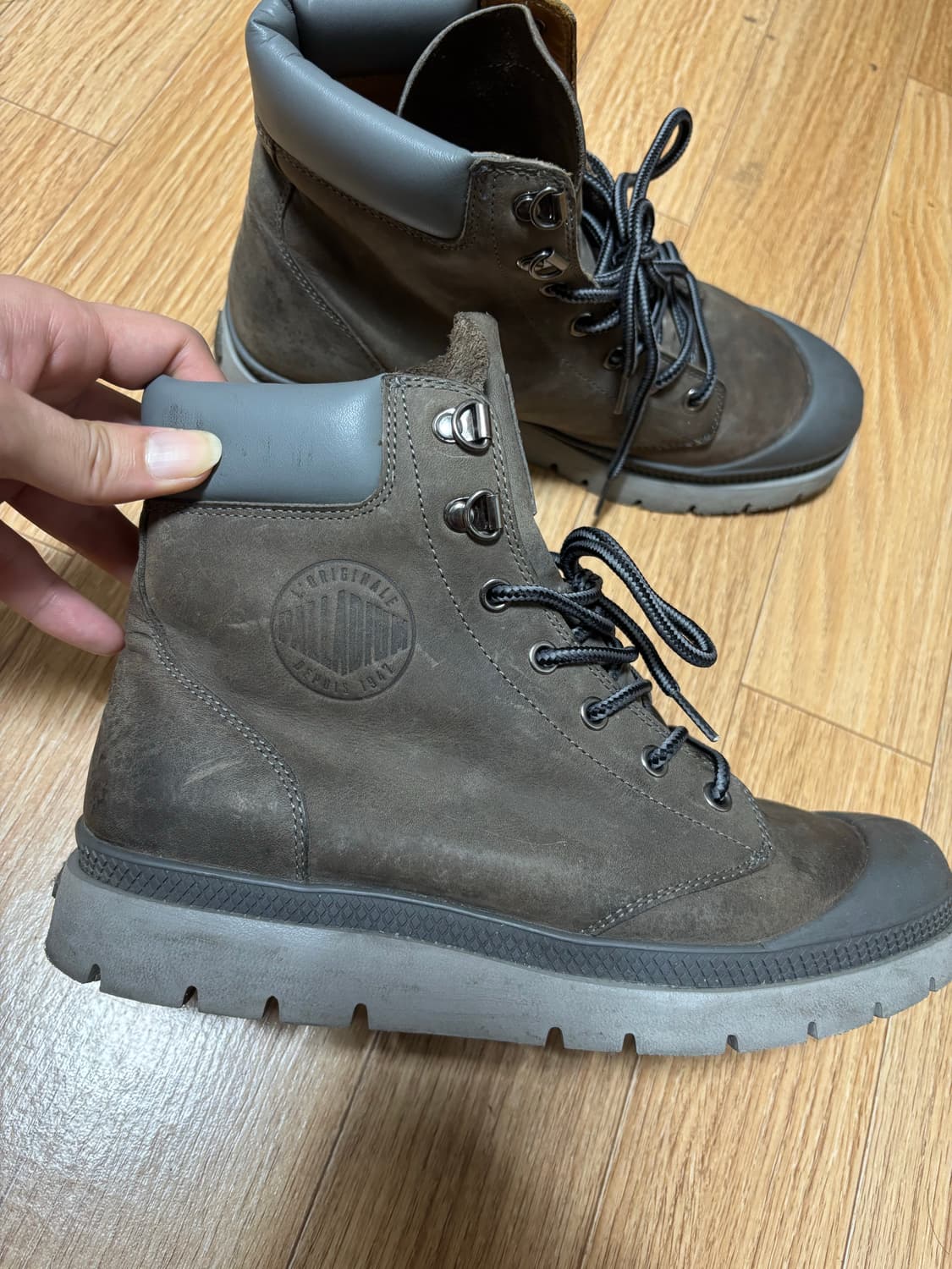 팔라디움 브라운 톤 부츠 상품이미지1