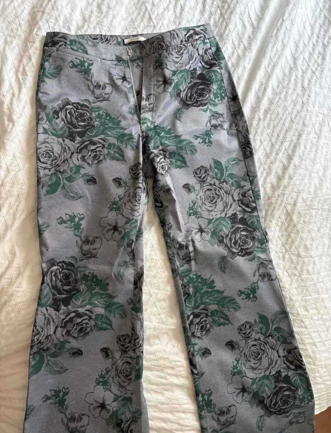 티크 코튼 플레어 팬츠 상품이미지3